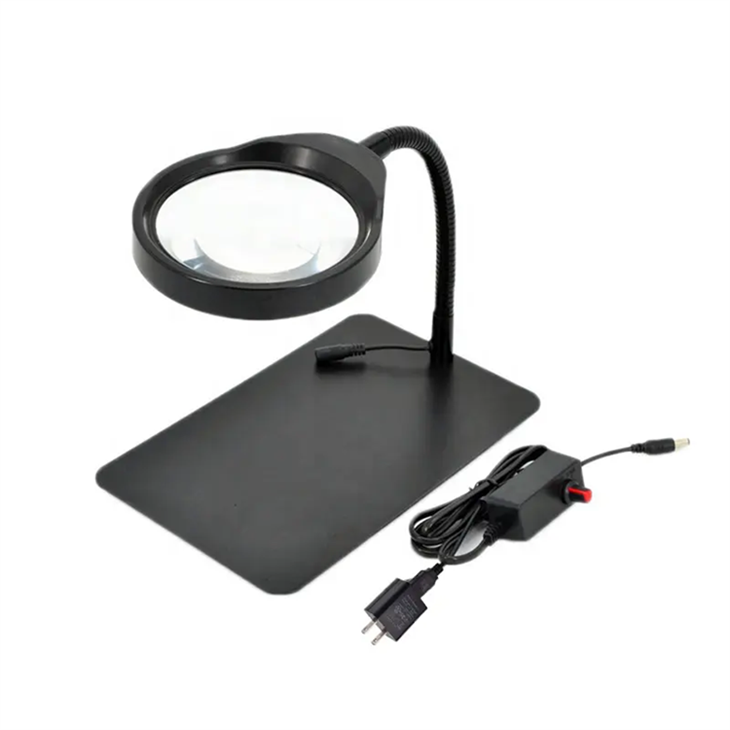 Lamp With A Magnifying Glass